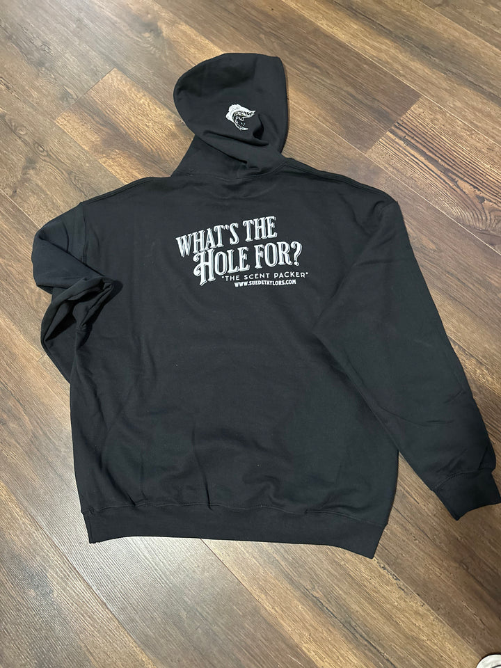 Hoodie “What’s The Hole For?”